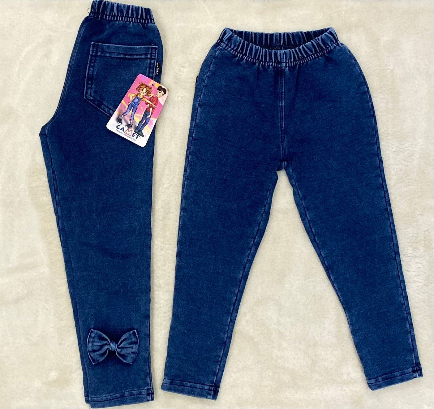 Legginsy miękki JEANS 86-128 GAMET
