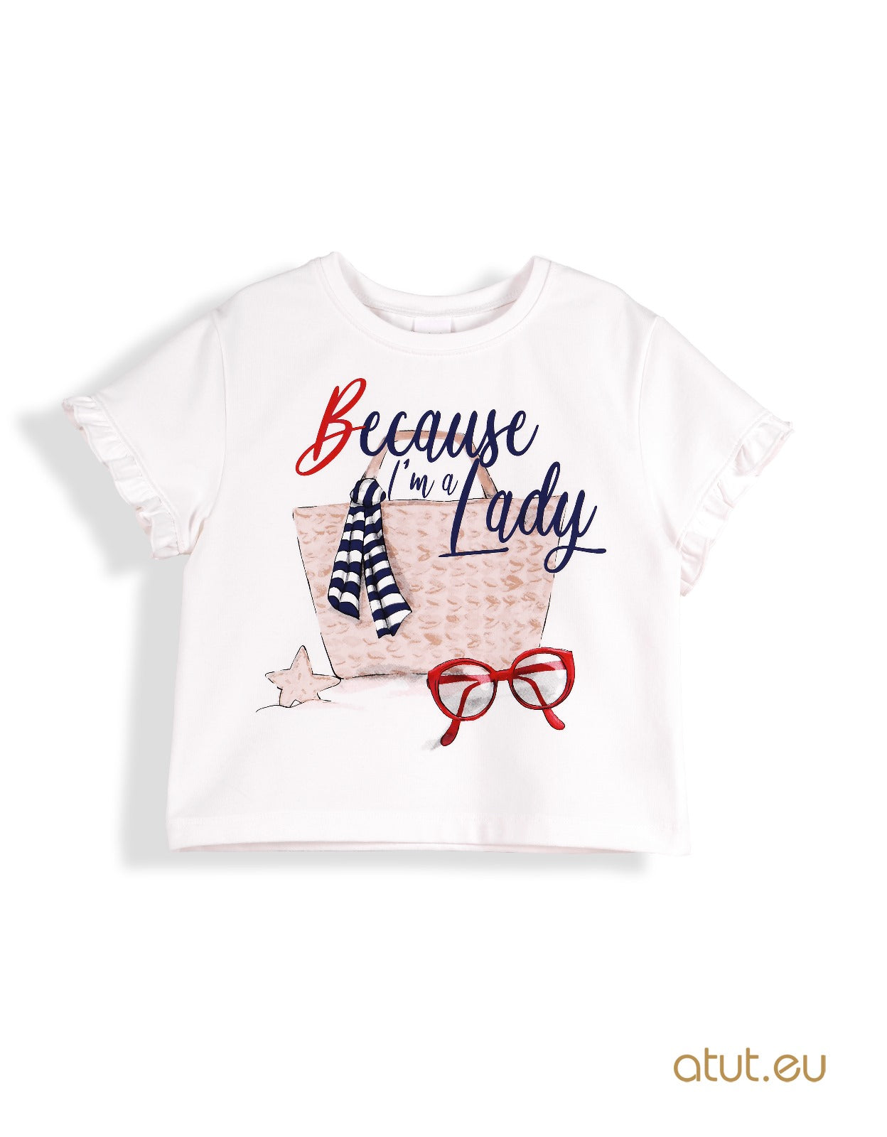 Bluzka z krótkim rękawem ROZMIARY 104-128 ATUT