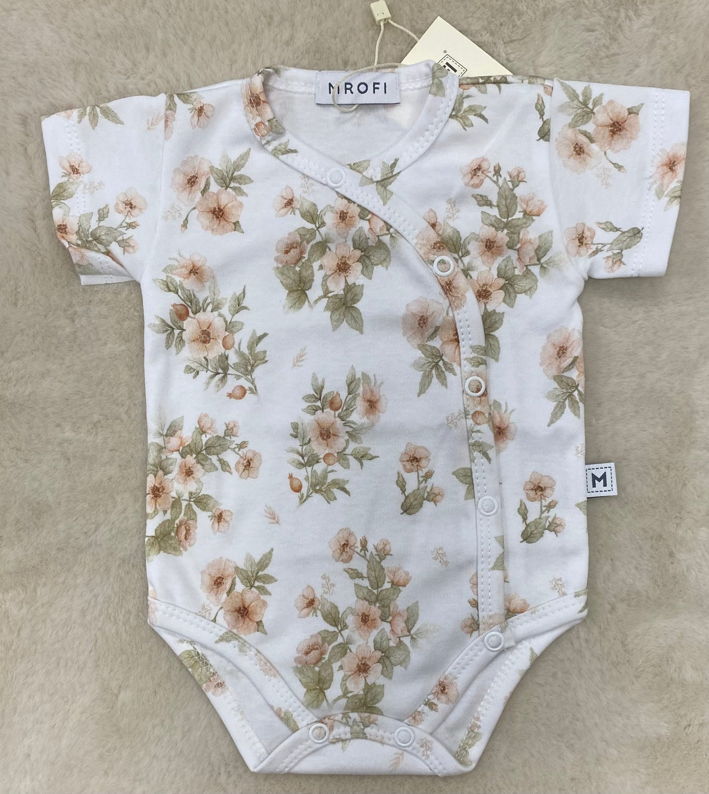 Body z krótkim rękawem ROZMIAR 68