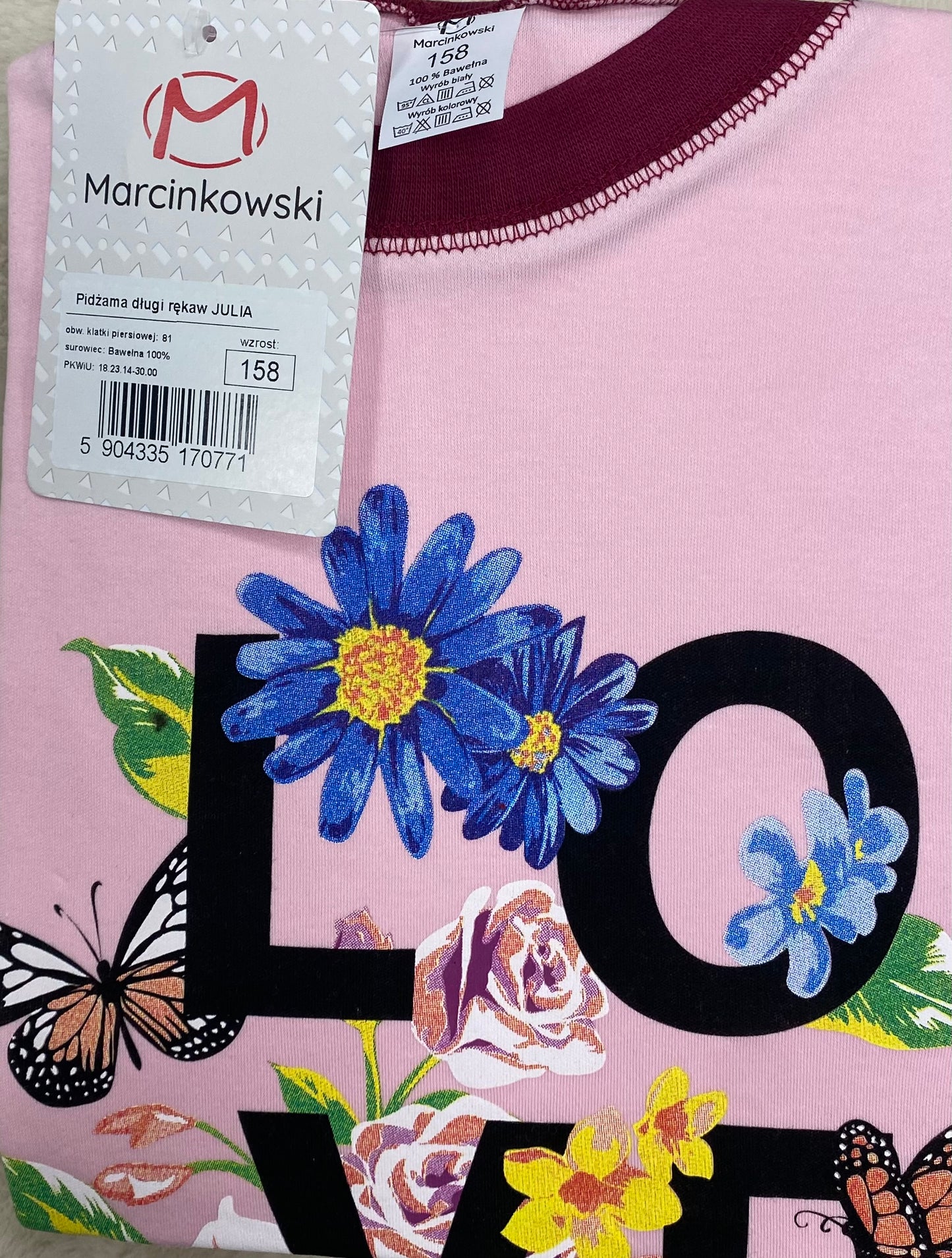 Piżama ROZMIAR 158