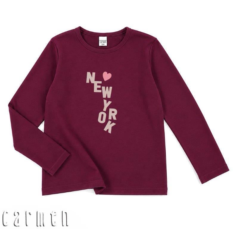 Bluzka NEW YORK ROZMIARY 146,152,158 CARMEN