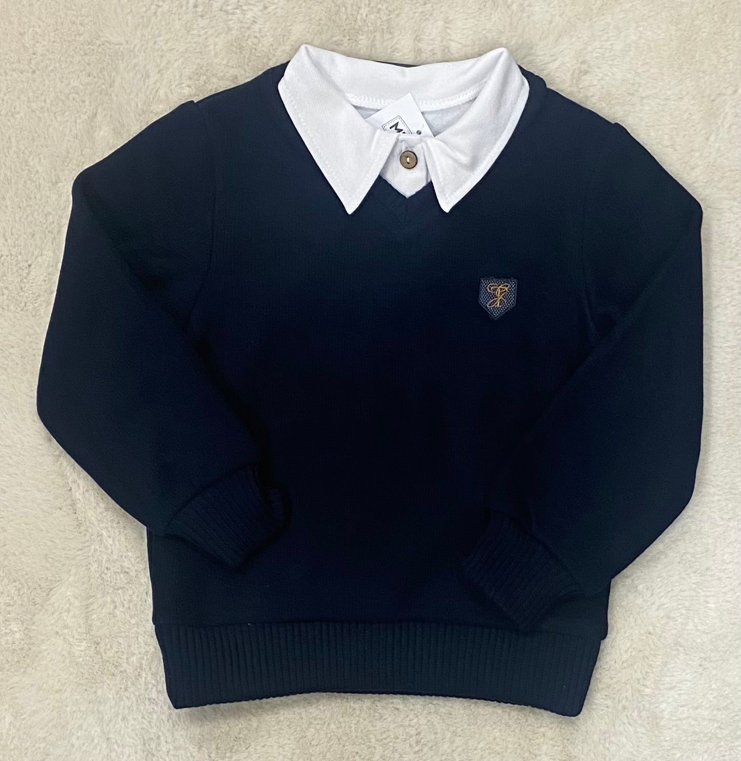 Sweterek w serek ROZMIARY 104-146