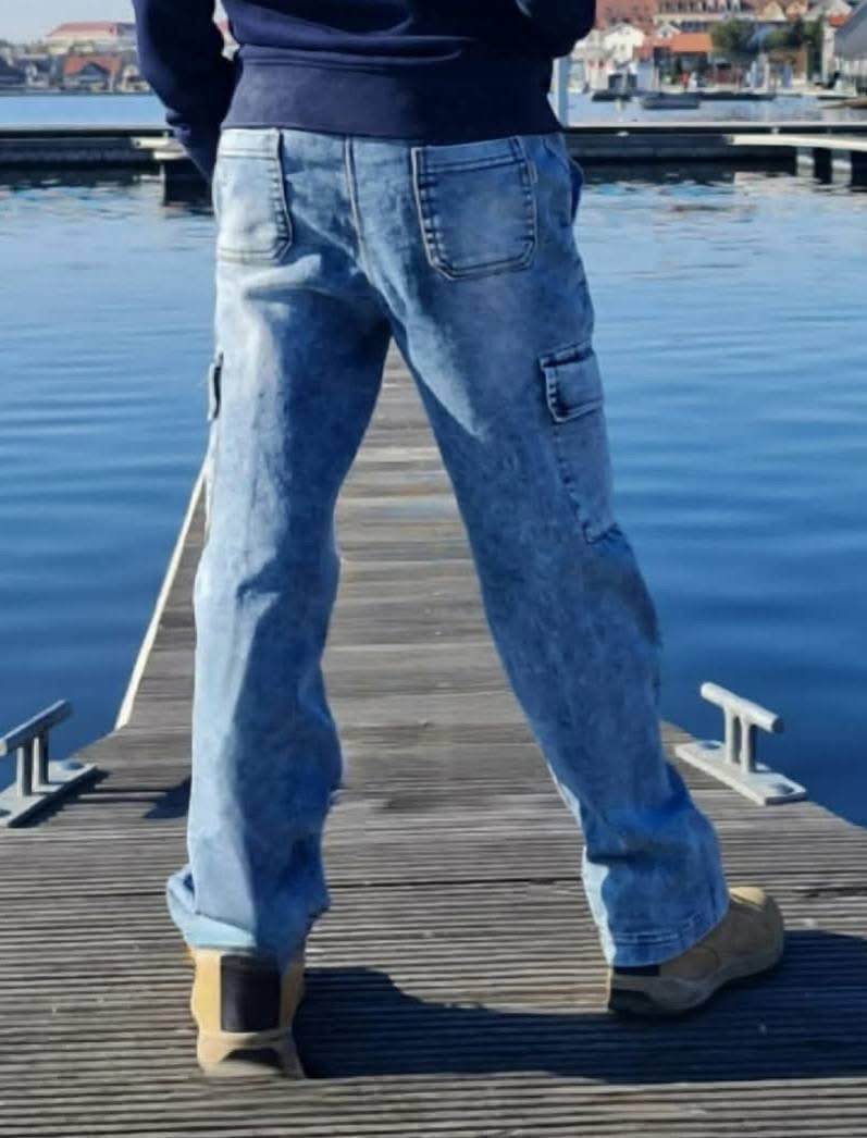 Spodnie chłopięce miękki jeans ALAN 128-164 GAMET