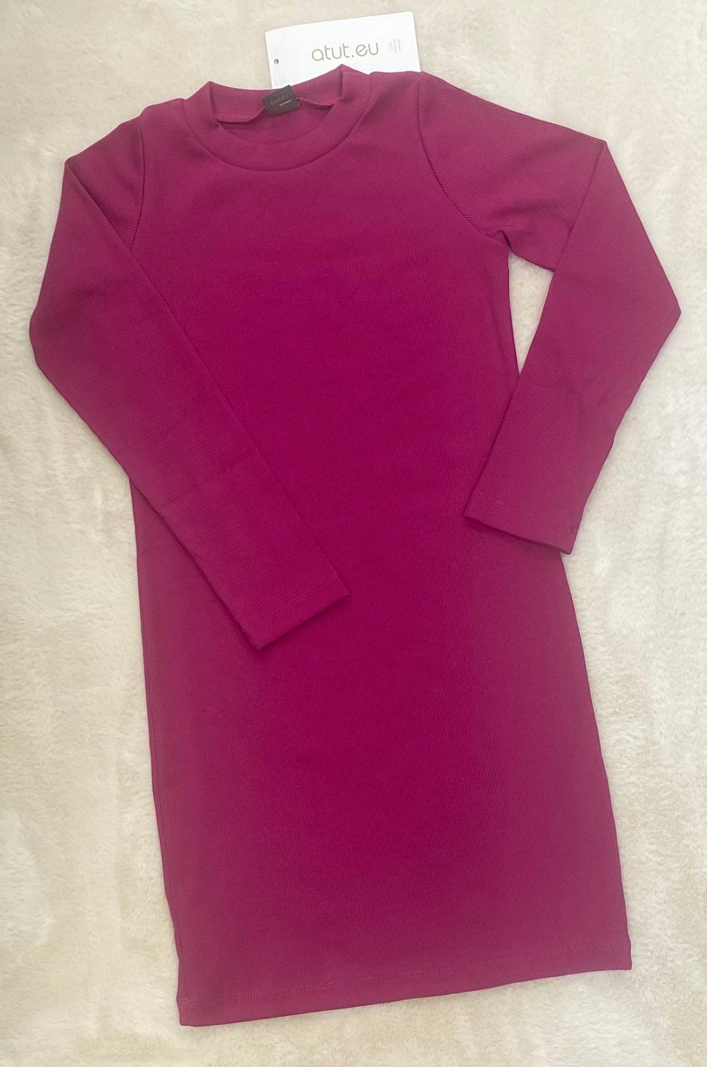 Sukienka z prążka ROZMIARY 128-146 ATUT