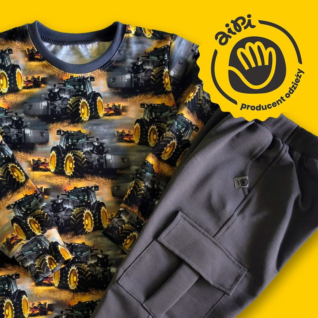 Bluzka TRAKTORY ROZMIARY 92-134 AIPI
