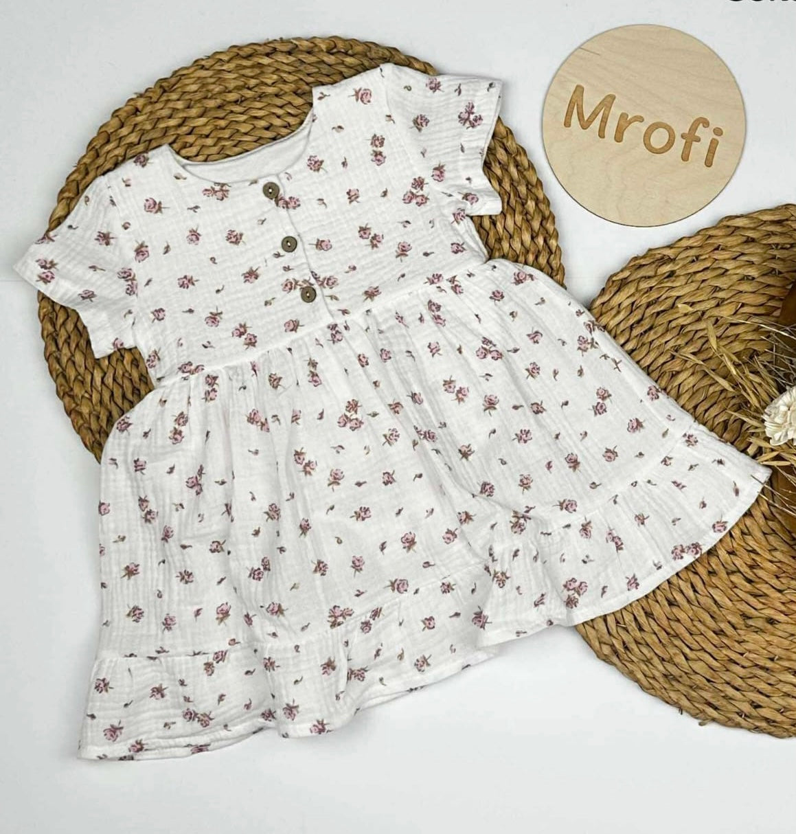 Sukienka muślinowa FELICJA ROZMIARY 62-104 MROFI