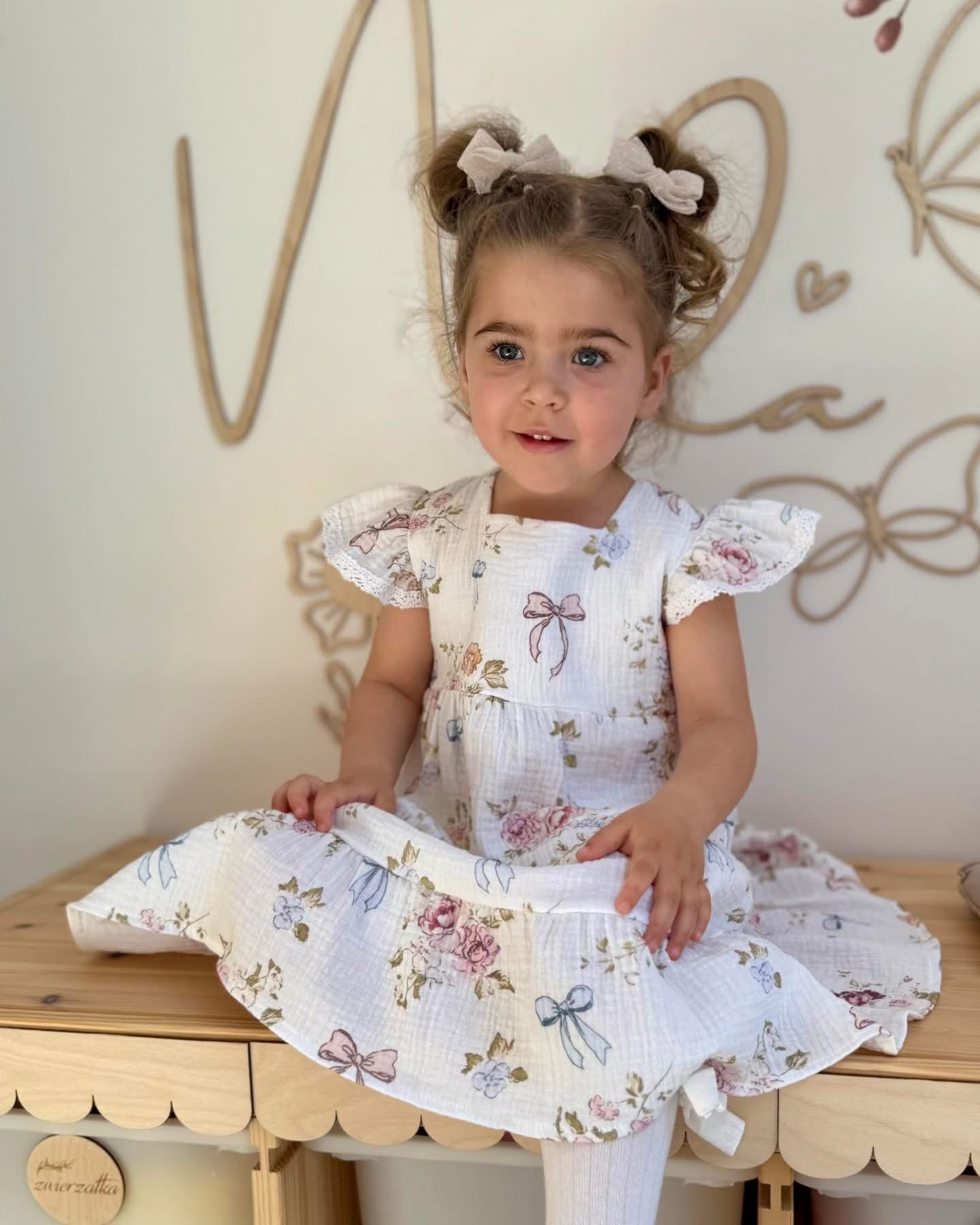 Sukienka muślinowa ROZMIARY 86-122 KAYA