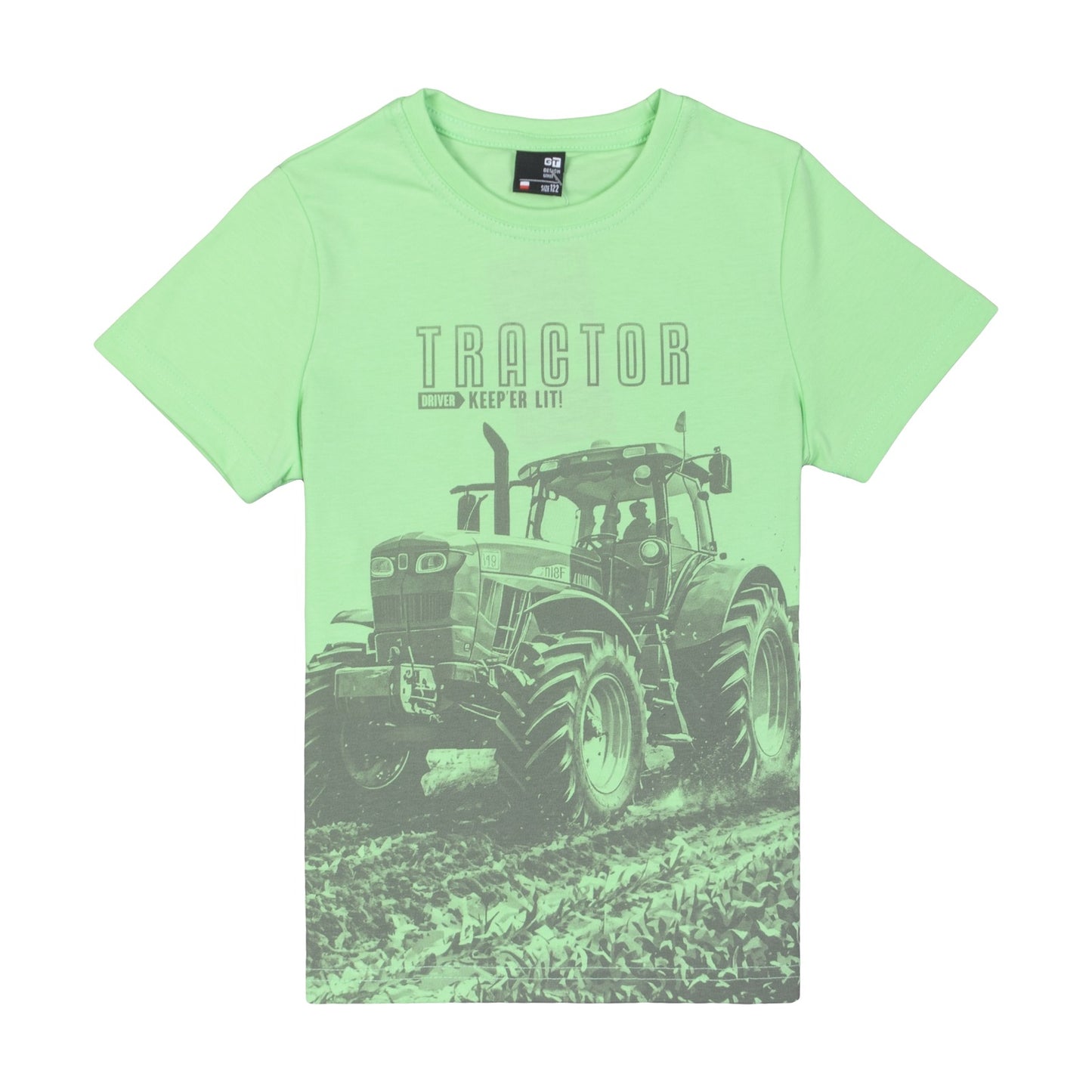 Koszulka chłopięca z krótkim rękawem traktor 92-122 GT
