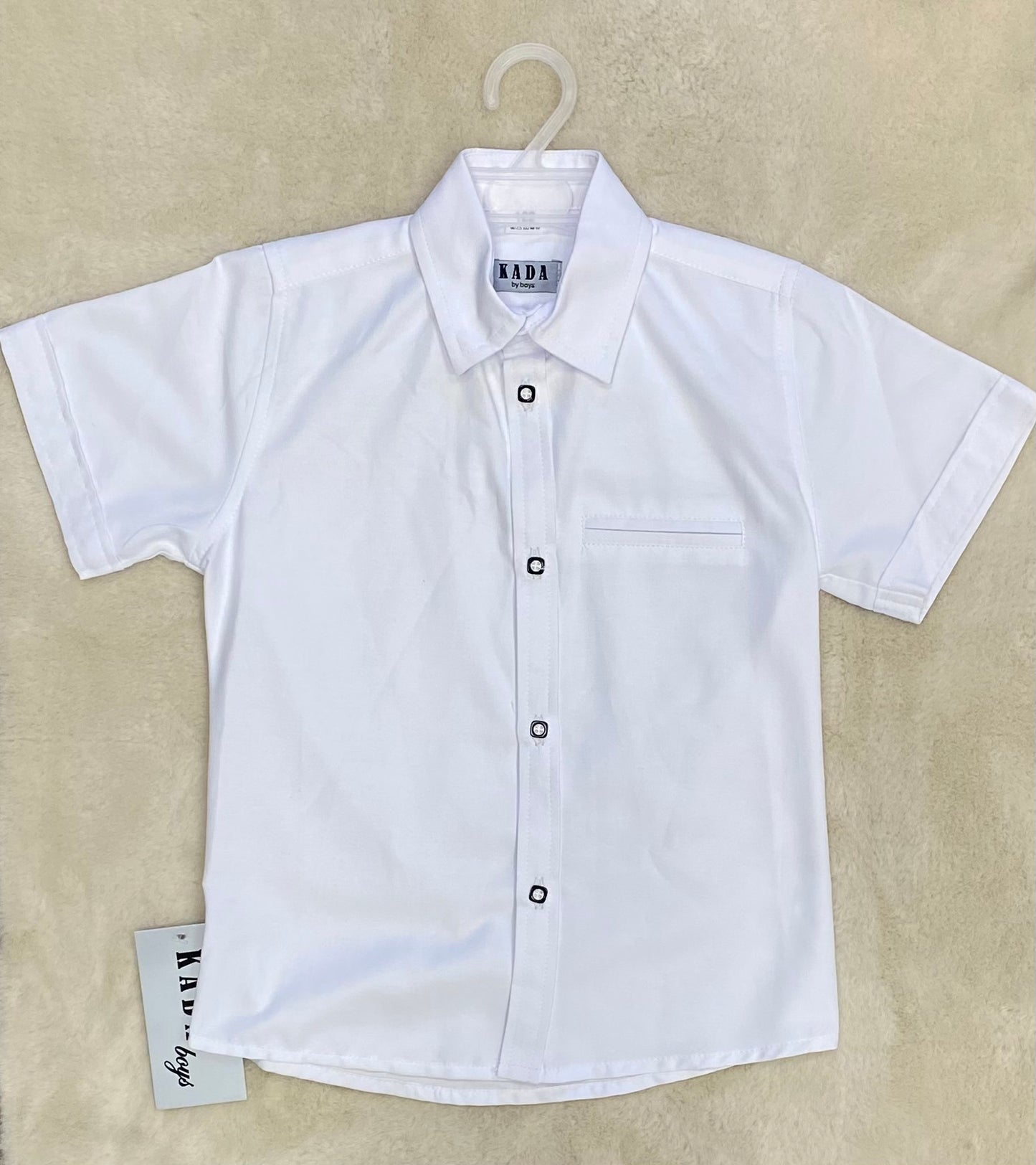 Koszula krótki rękaw kołnierzyk ROZMIARY 122-176 KADA