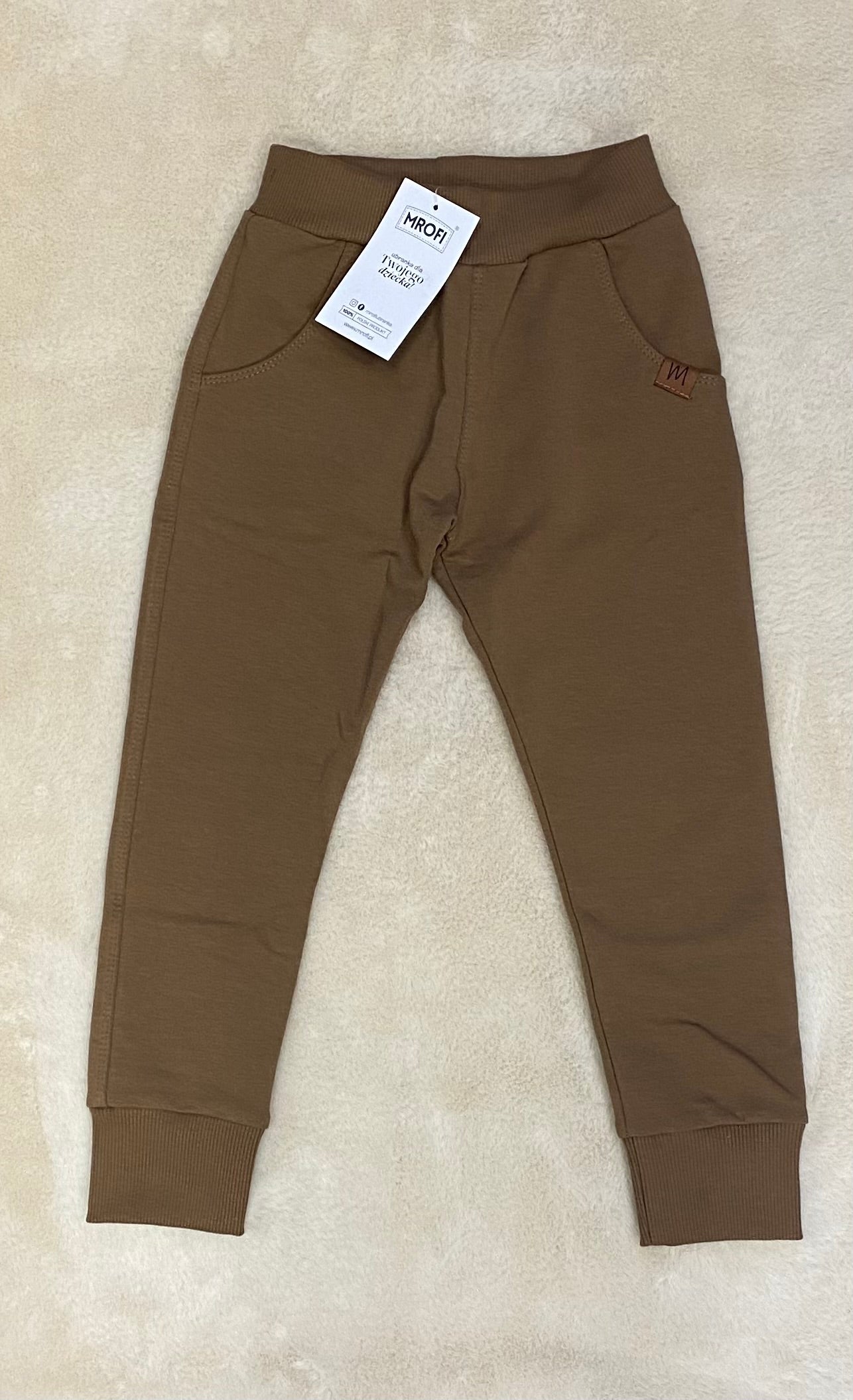 Spodnie dresowe chłopięce SLIM 92-152 MROFI