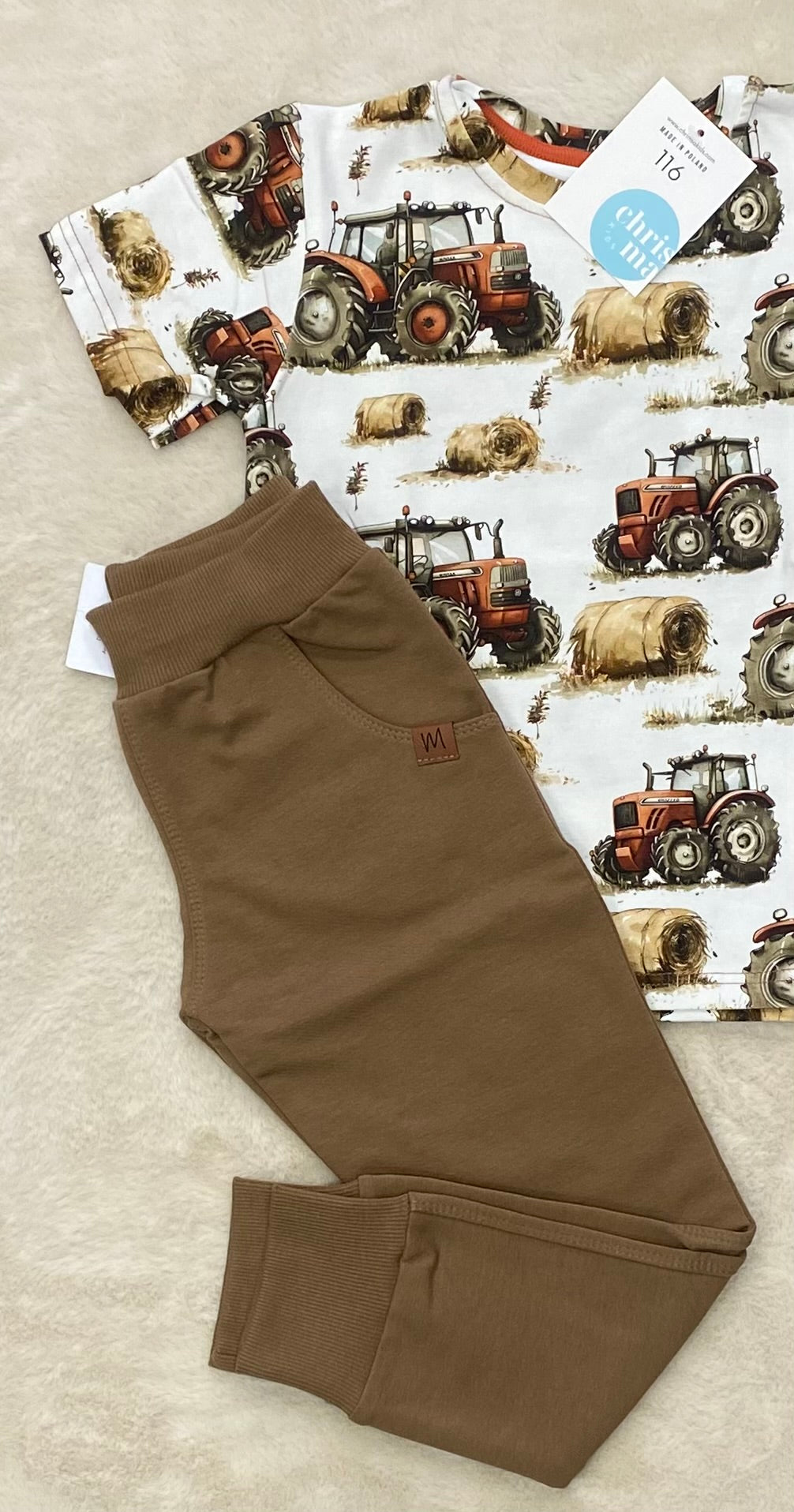 Bluzka z krótkim rękawem TRAKTOR ROZMIARY 98-140