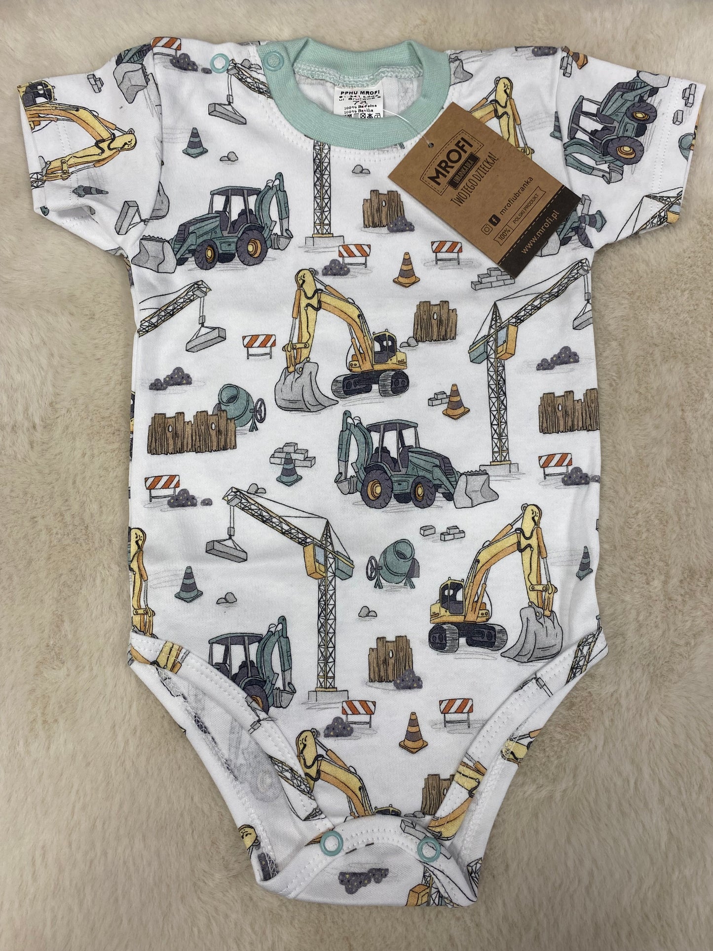 Body krótki rękaw ROZMIAR 74