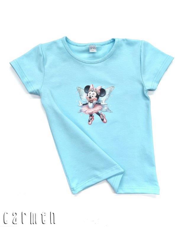 Bluzka z krótkim rękawem MYSZKA 98-128 CARMEN