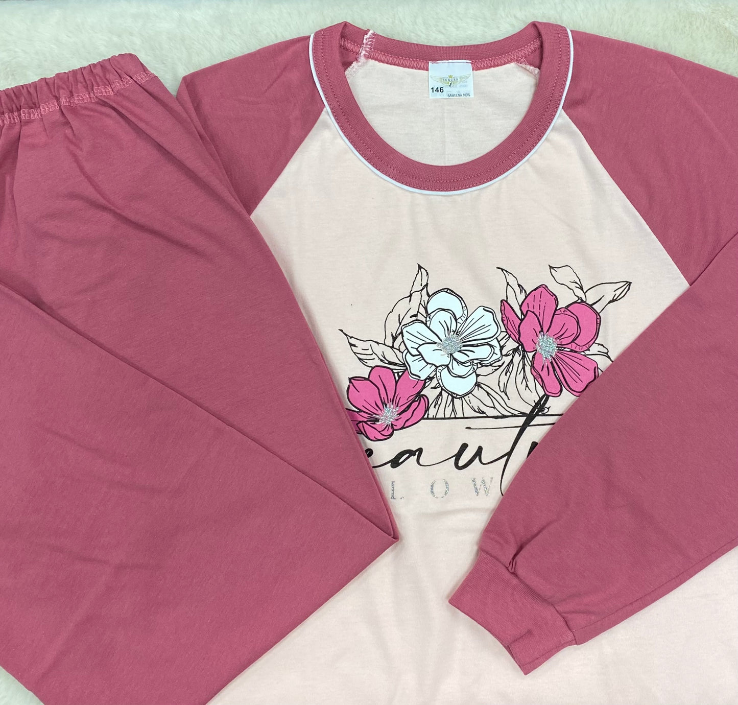 Piżama KWIATY SUKCES