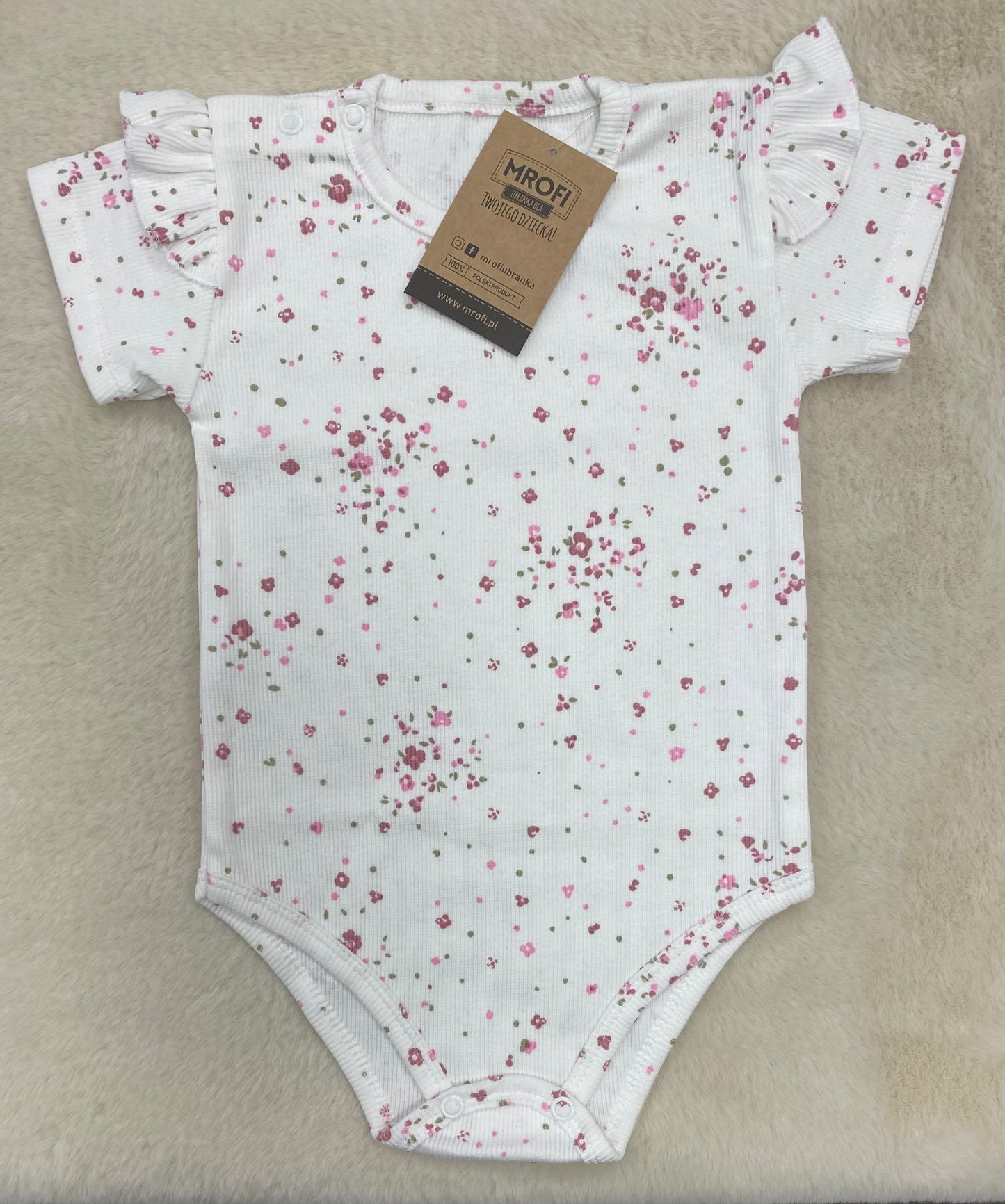 Body z krótkim rękawem ROZMIAR 80