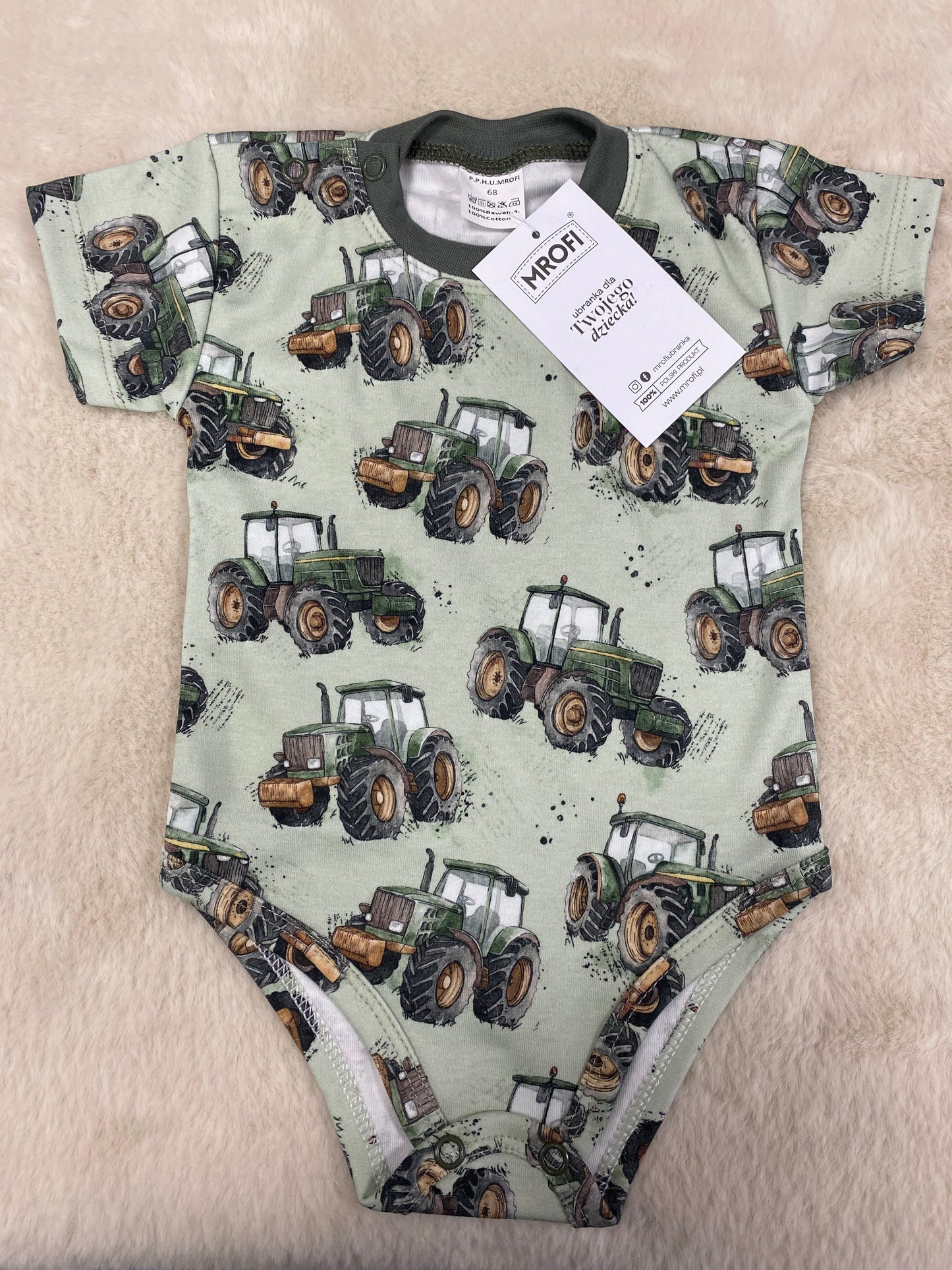 Body krótki rękaw ROZMIAR 68