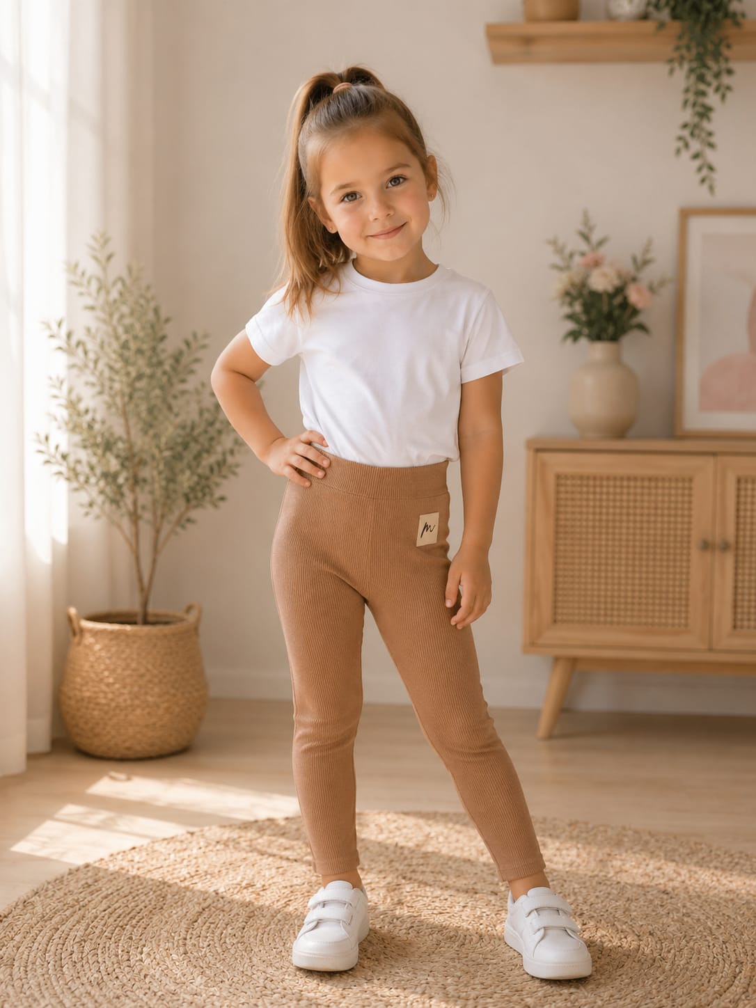 LEGGINSY dla szczupłych dziewcząt ROZMIARY 92-140 MROFI