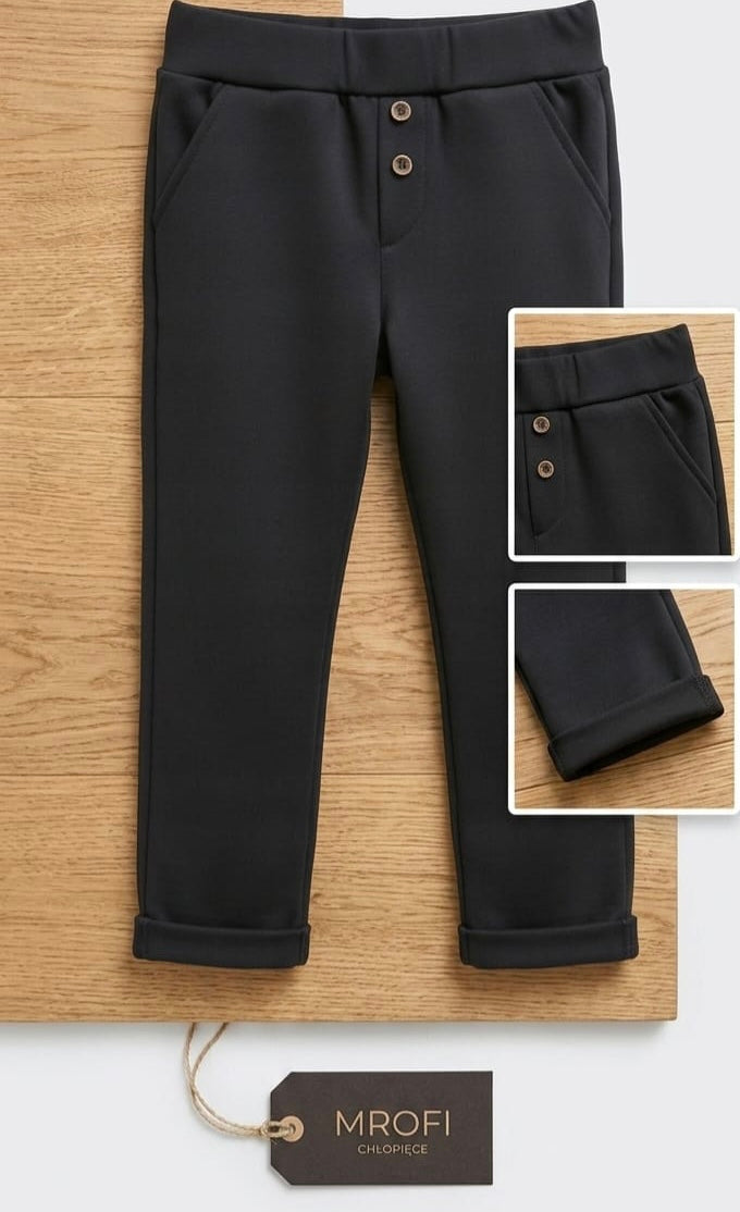 Spodnie eleganckie SLIM ROZMIARY 98-134 MROFI