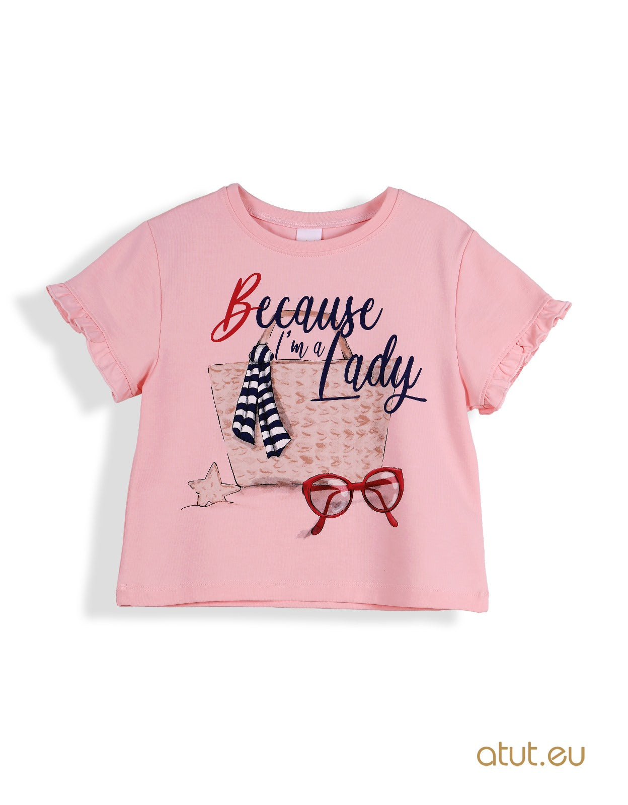 Bluzka z krótkim rękawem ROZMIARY 104-128 ATUT