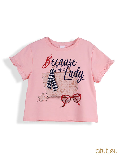 Bluzka z krótkim rękawem ROZMIARY 104-128 ATUT