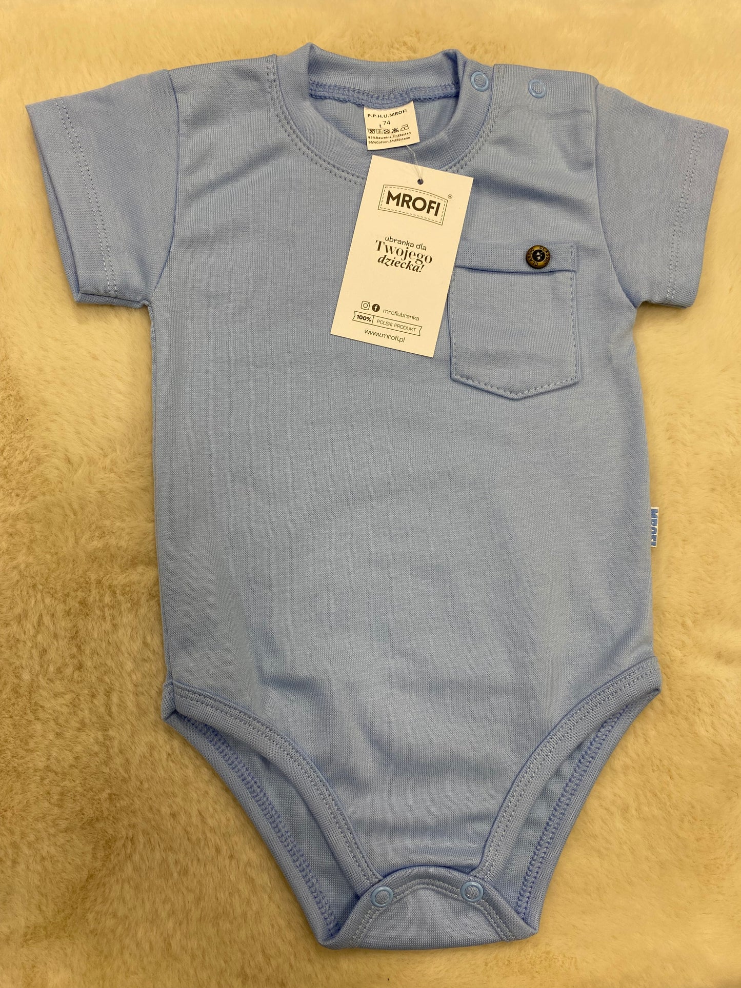 Body krótki rękaw ROZMIAR 74