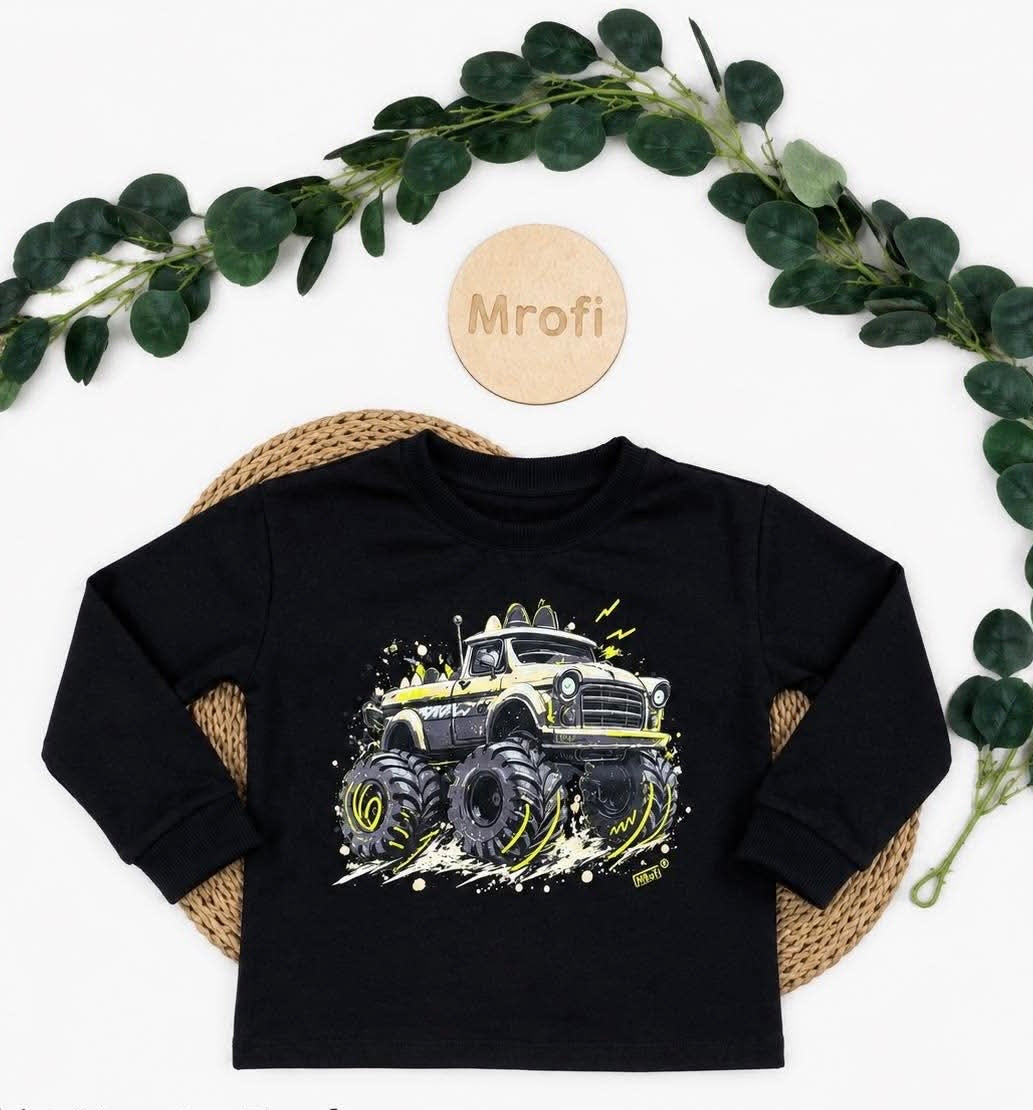 Bluzka MONSTER TRUCK ROZMIARY 98-128 MROFI