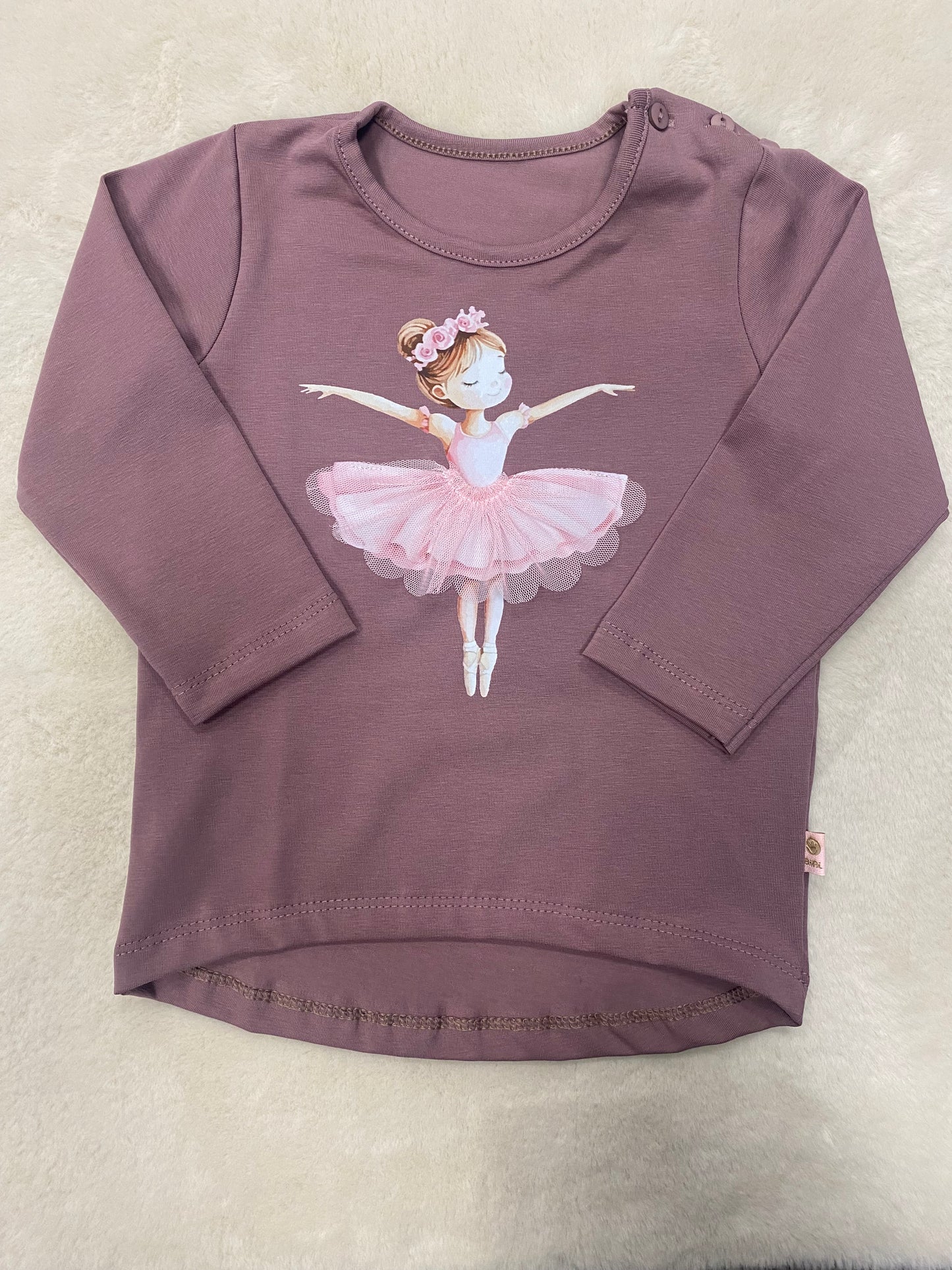 Bluzka BALETNICA ROZMIARY 80-104