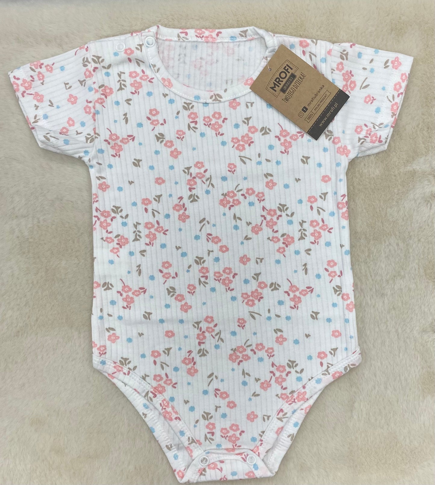 Body z krótkim rękawem ROZMIAR 86