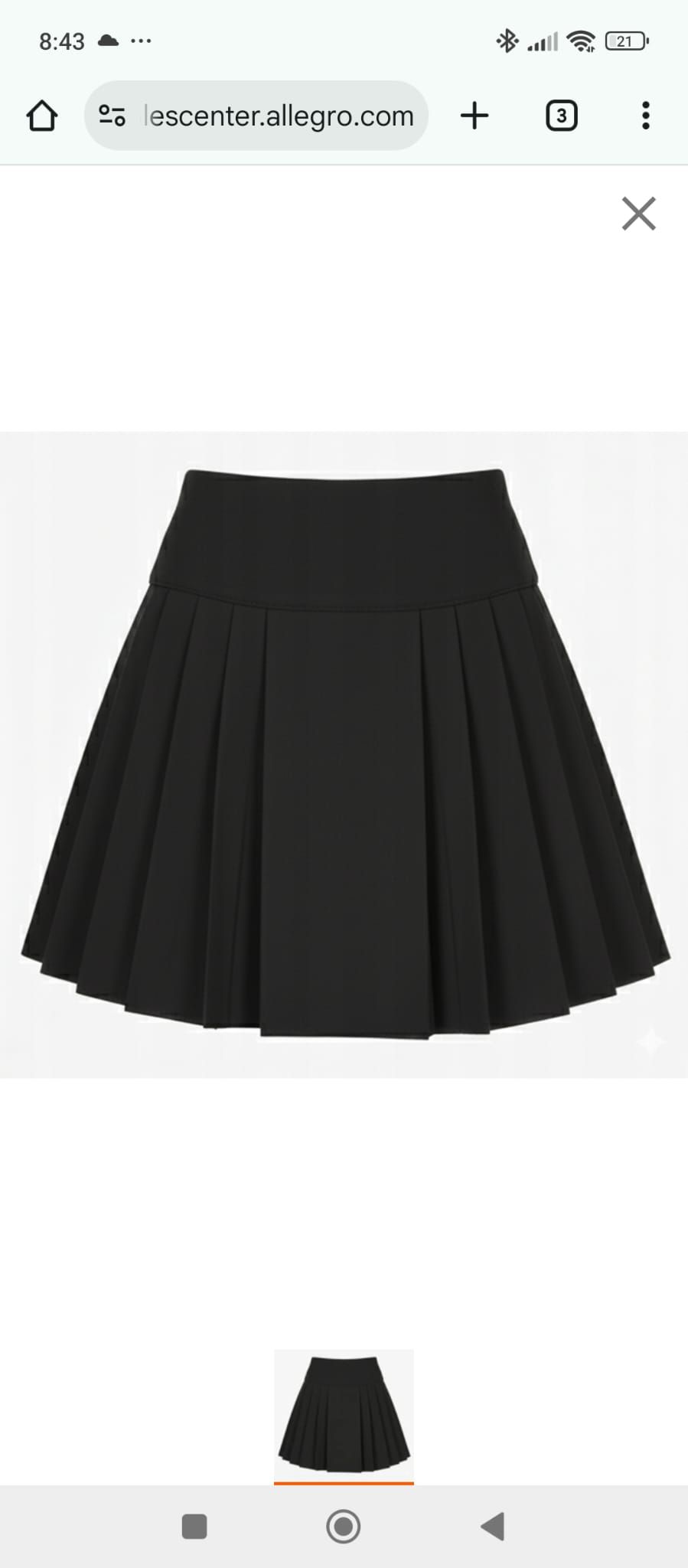Elegancka spódniczka ROZMIAR  134-164