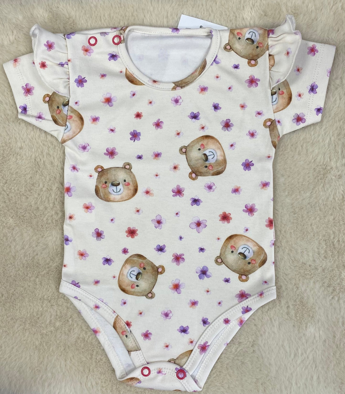 Body z krótkim rękawem ROZMIAR 68