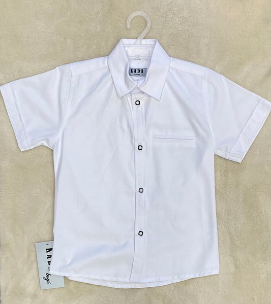Koszula krótki rękaw kołnierzyk ROZMIARY 122-176 KADA