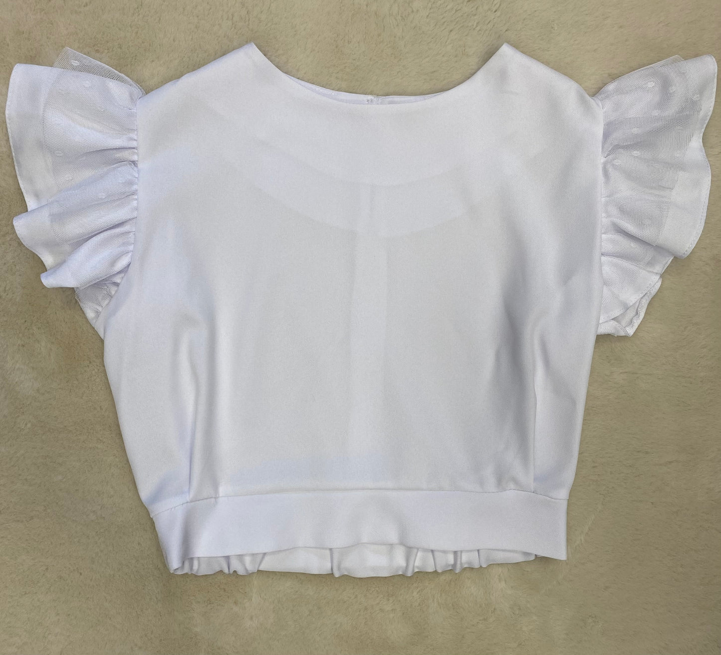 Biała bluzka ROZMIARY 122-146